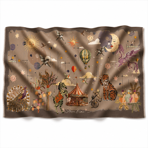 AURORA CASHMERE SCARF - TAUPE