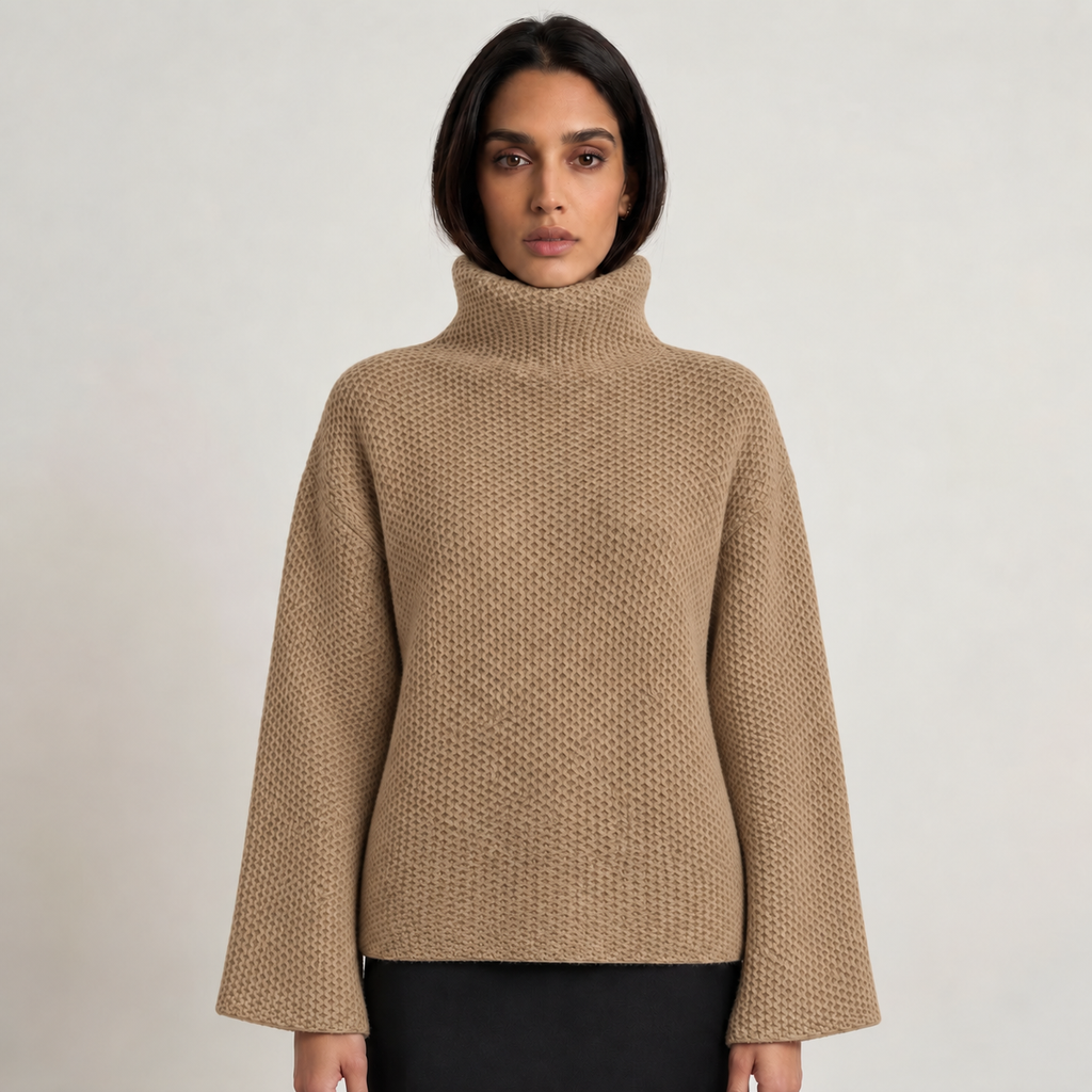 AMANDA SWEATER - SEMOLINA