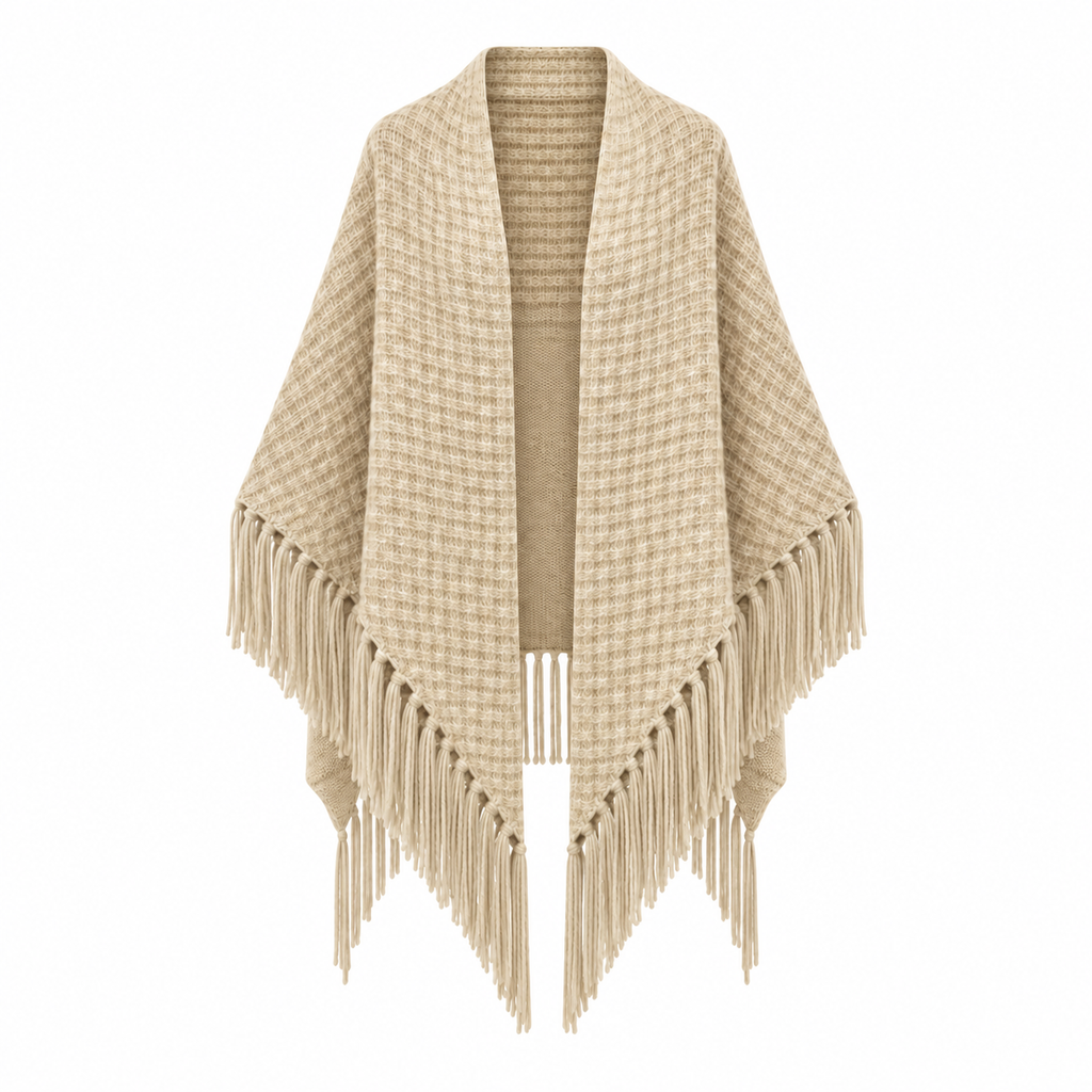 CELINA WAFFLE CAPE - WINTER DAWN