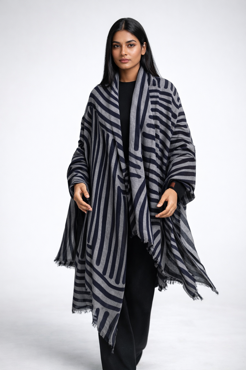 RETROSPECT CASHMERE FELTED SCARF - FELTED TAUPE