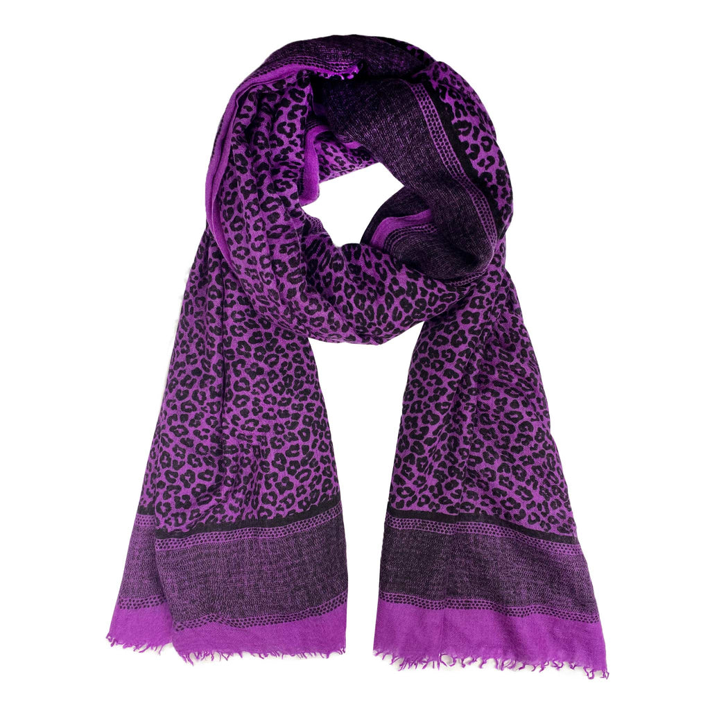 WE LOVE LEO FELTED CASHMERE SCARF