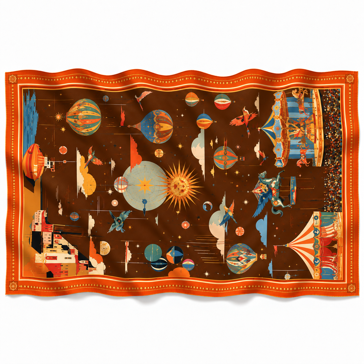 AERIS CASHMERE SCARF - RED