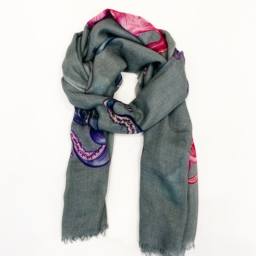OCTOPUS CASHMERE SCARF