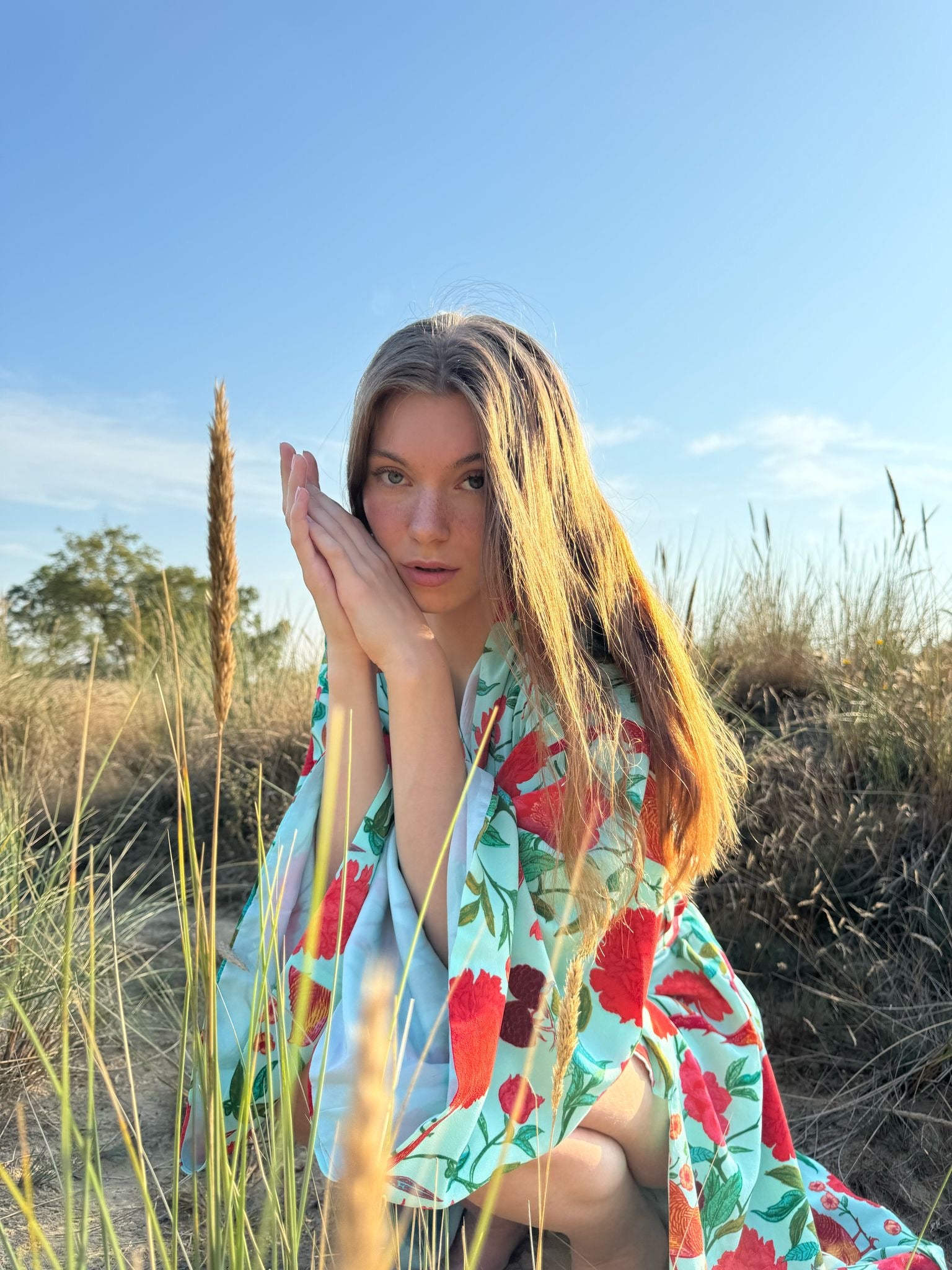 BIRD PARADISE KAMI KIMONO - DOUBLE SIDE