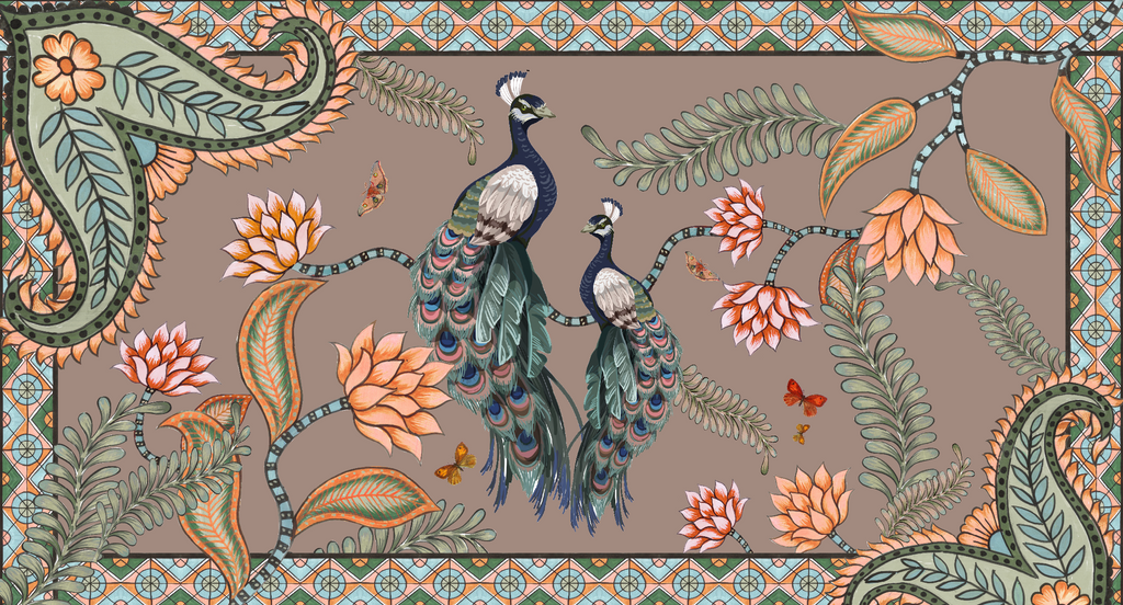 AZURE CASHMERE SCARF