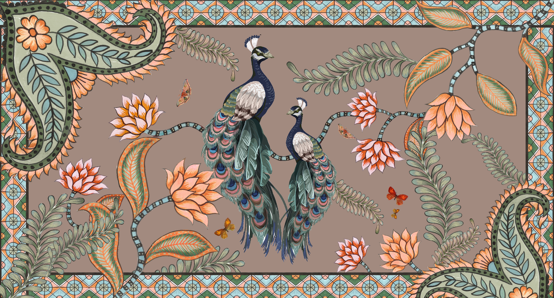 AZURE CASHMERE SCARF