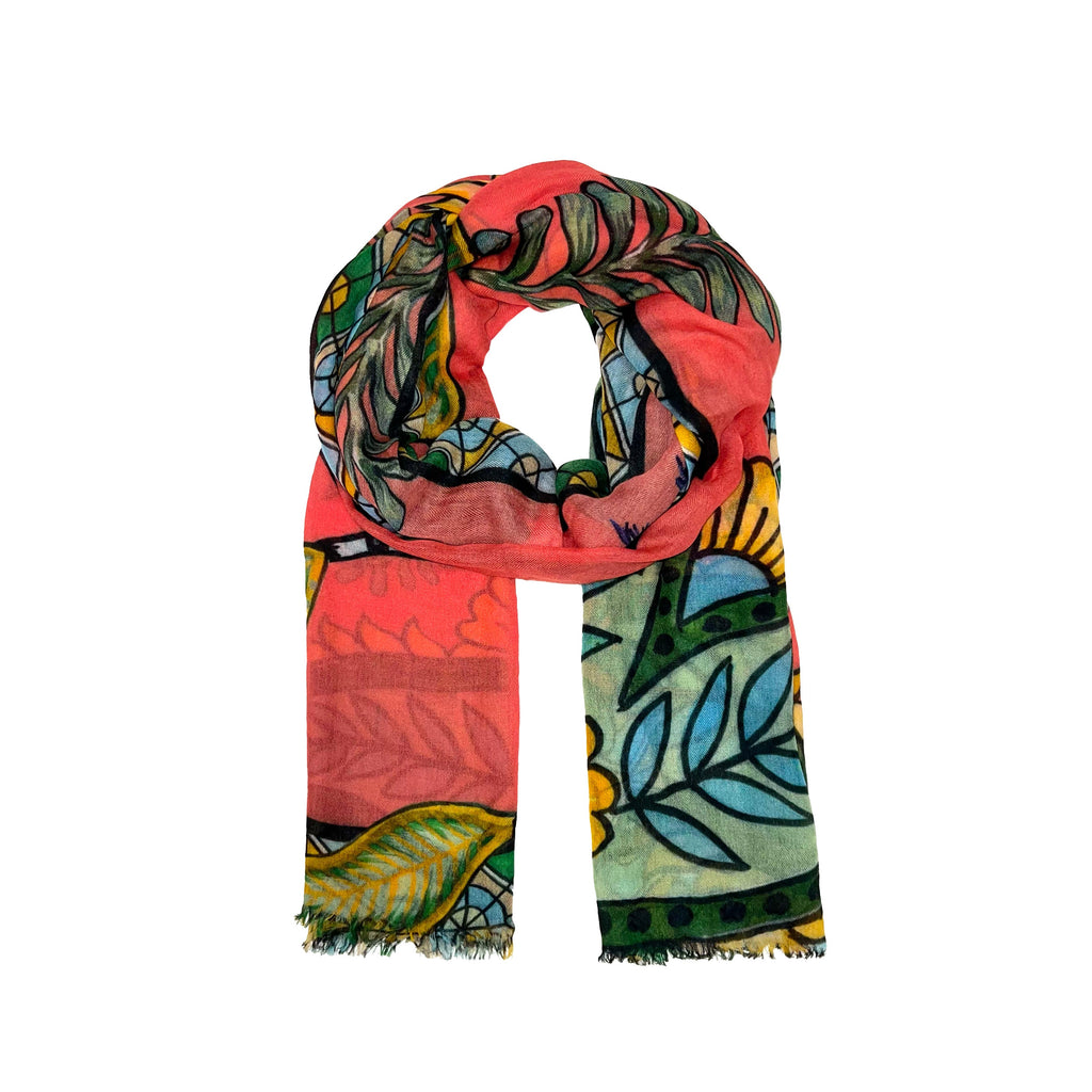 AZURE CASHMERE SCARF