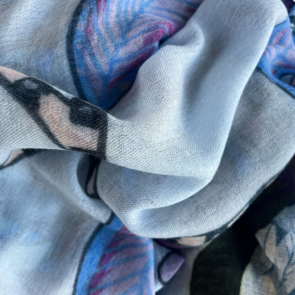 AZURE CASHMERE SCARF