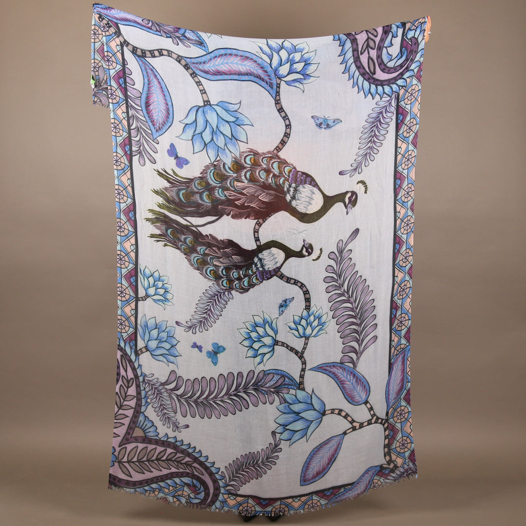 AZURE CASHMERE SCARF