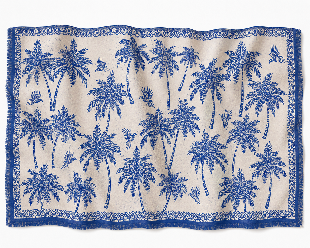 BLUETIDE CASHMERE SCARF - GHOST