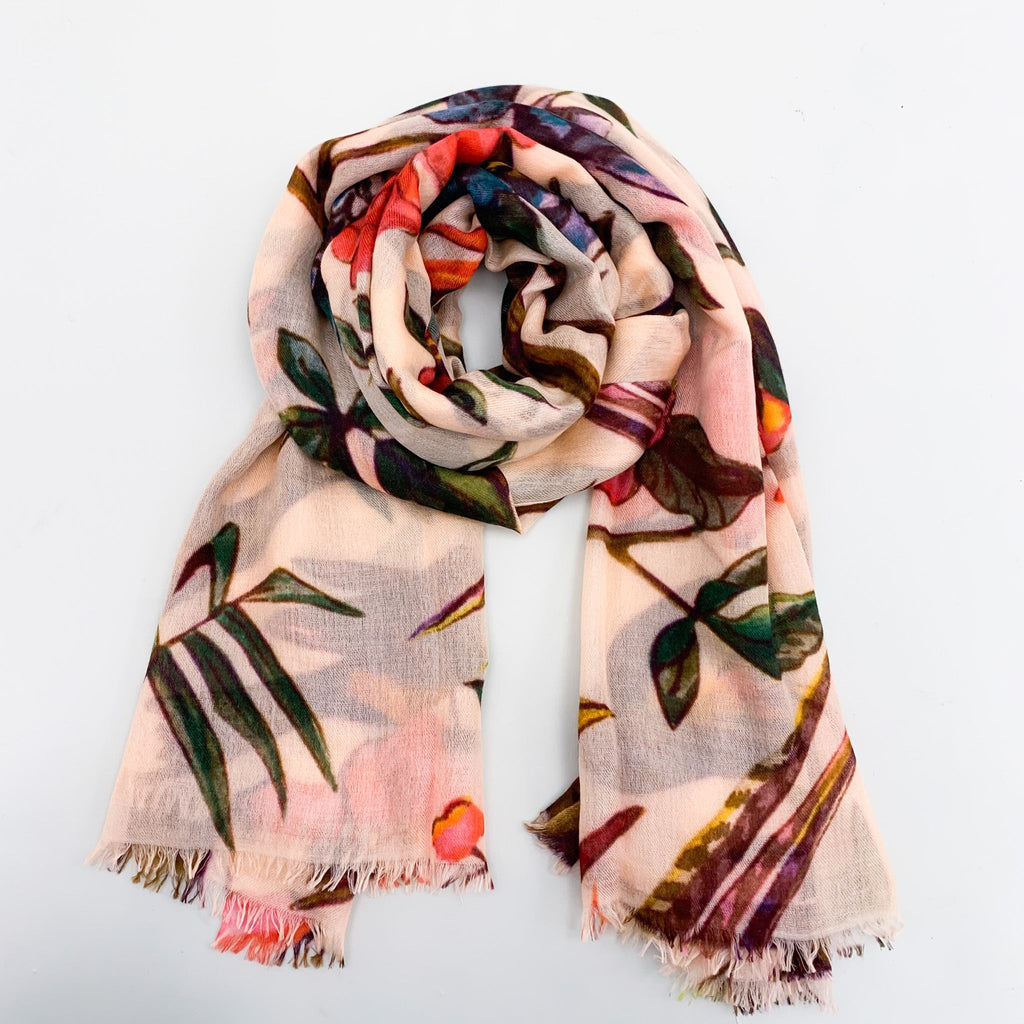 BLOSSOM CASHMERE SCARF