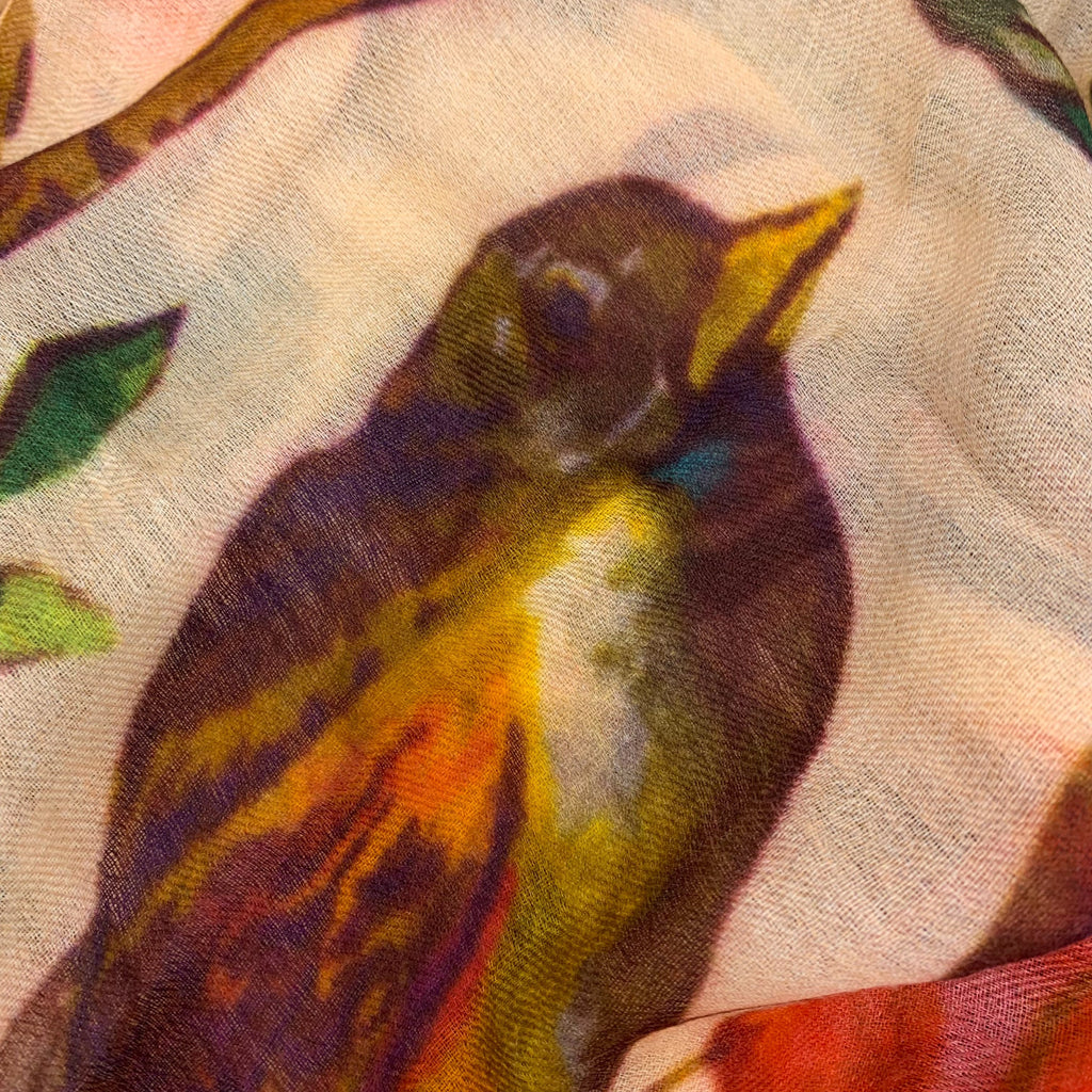 BLOSSOM CASHMERE SCARF