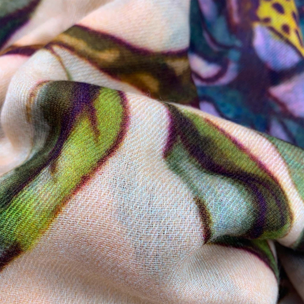 BLOSSOM CASHMERE SCARF