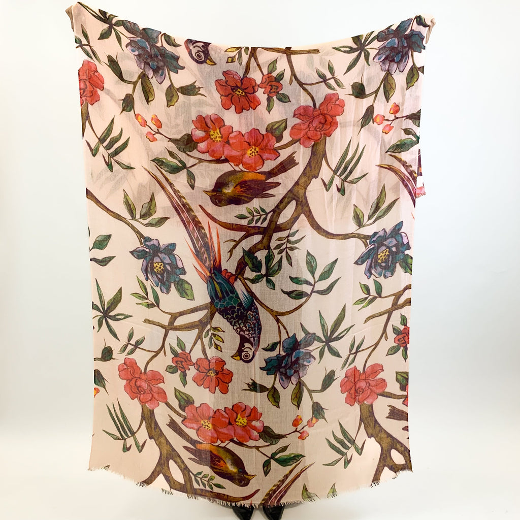 BLOSSOM CASHMERE SCARF