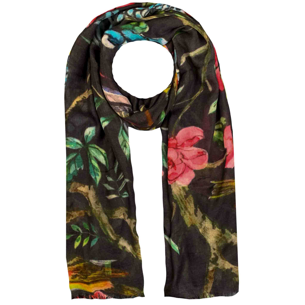 BLOSSOM CASHMERE SCARF
