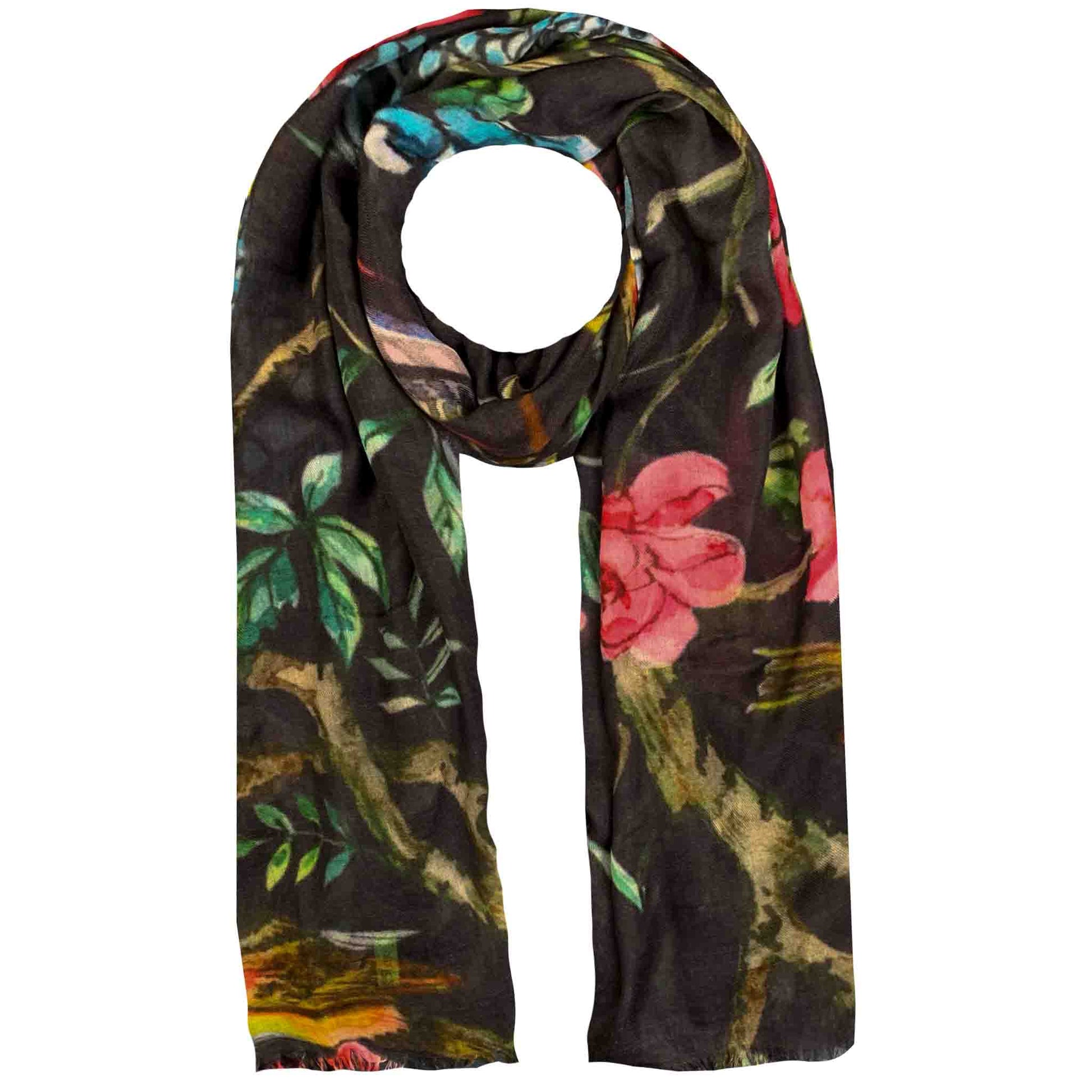 BLOSSOM CASHMERE SCARF