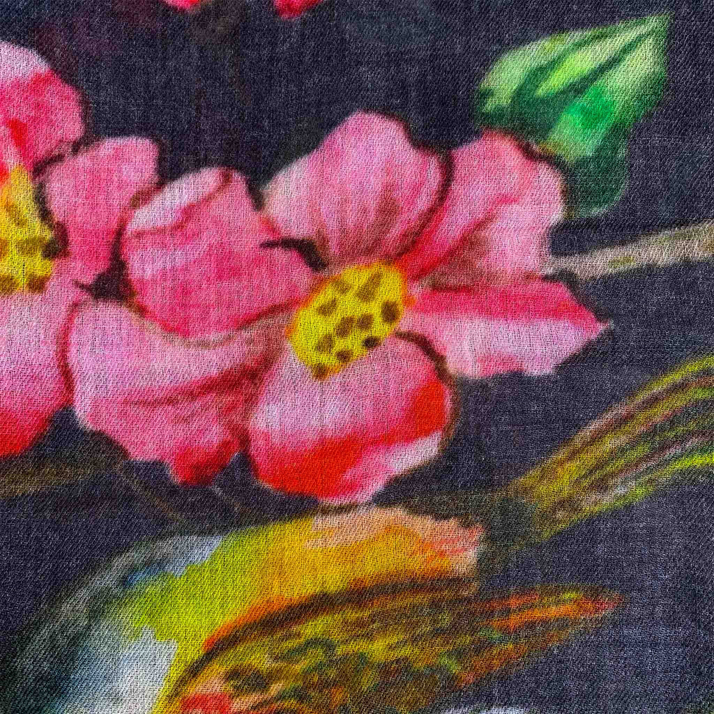 BLOSSOM CASHMERE SCARF