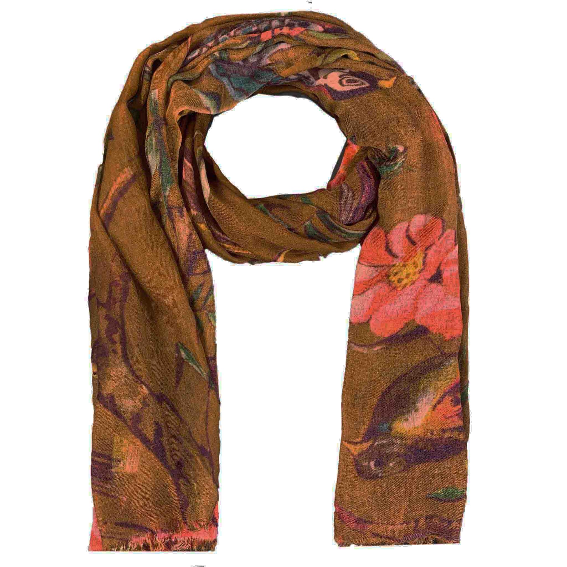 BLOSSOM CASHMERE SCARF