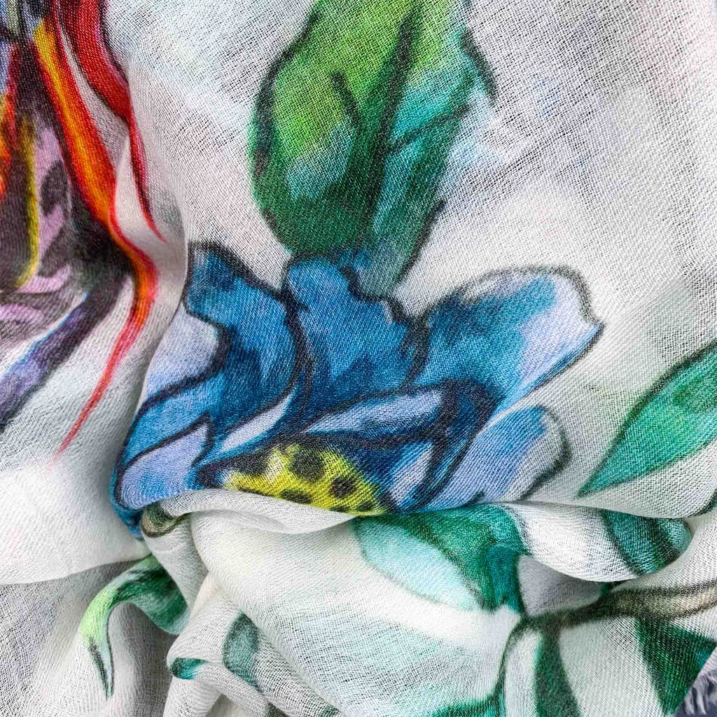 BLOSSOM CASHMERE SCARF