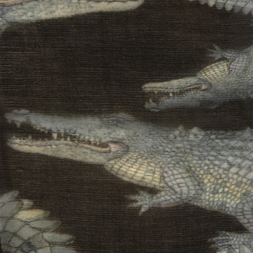 CROCODILE CASHMERE SCARF