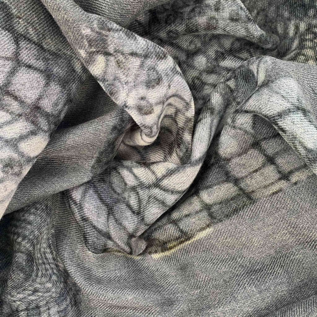 CROCODILE CASHMERE SCARF