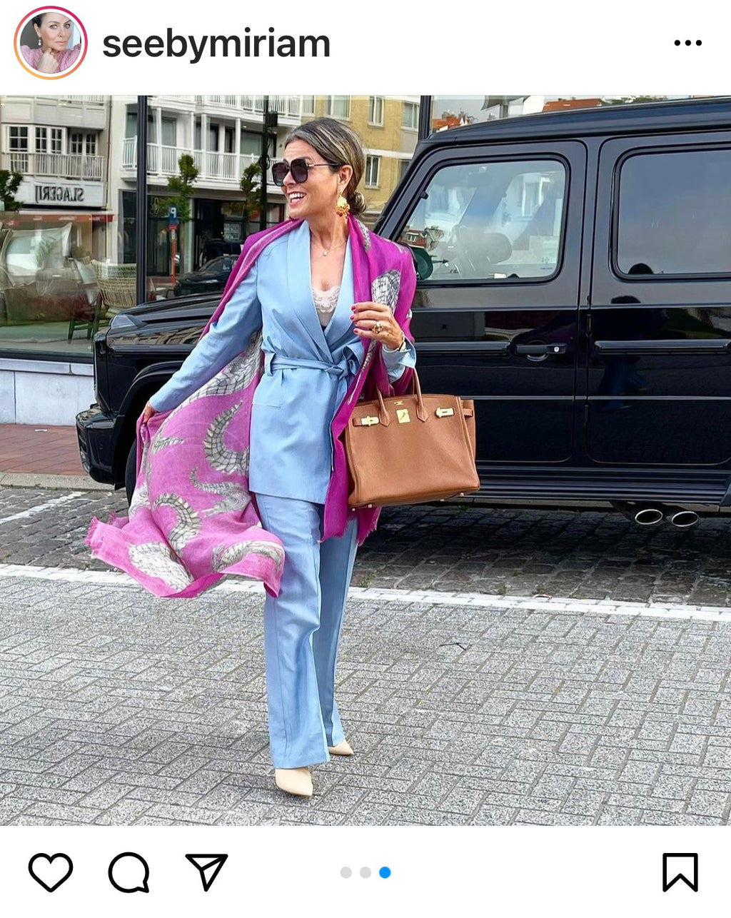 CROCODILE CASHMERE SCARF