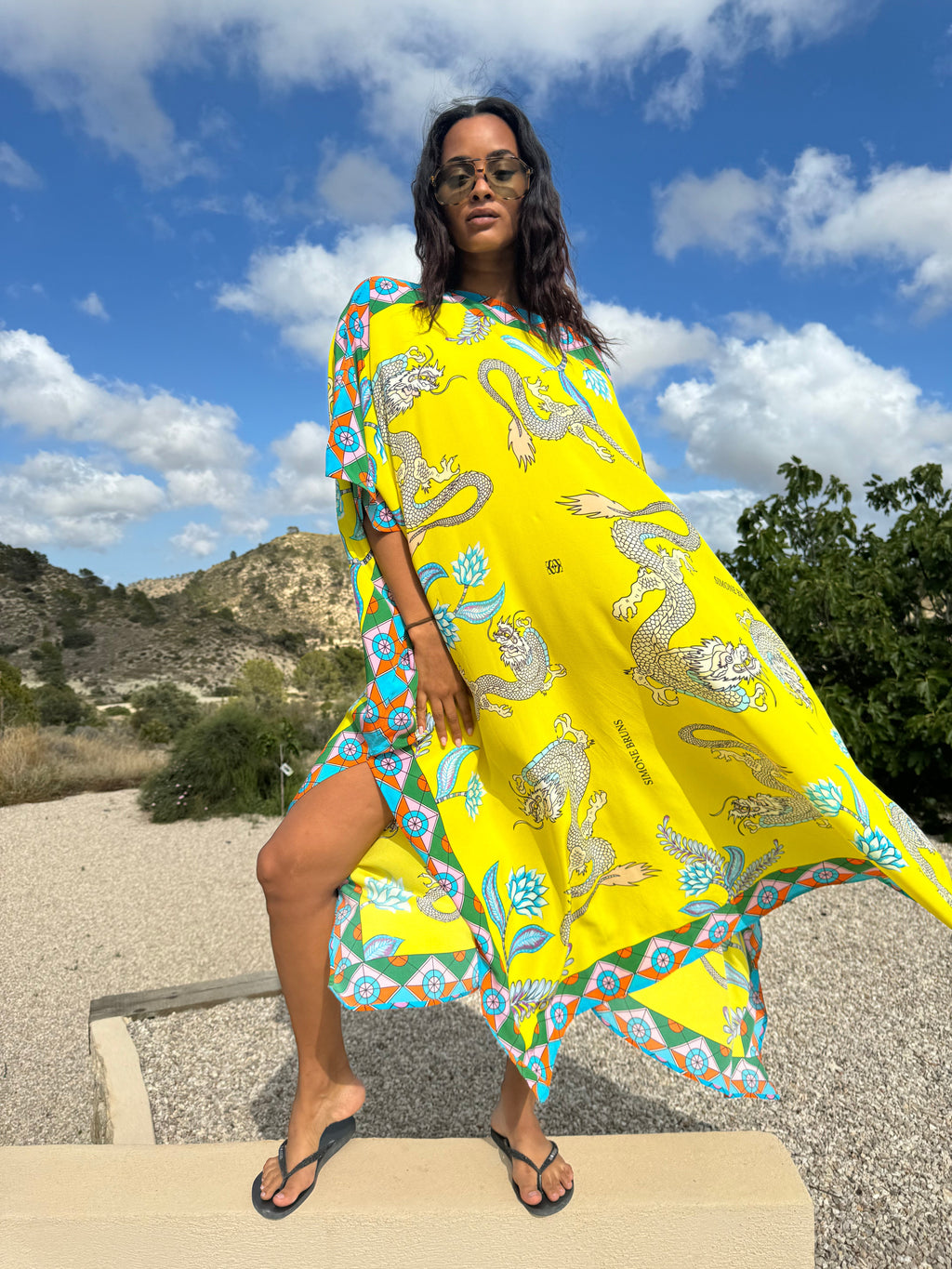 DRAGONALLY SILK TUNIC