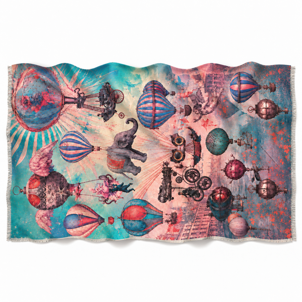 FABLE CASHMERE SCARF - BLUE