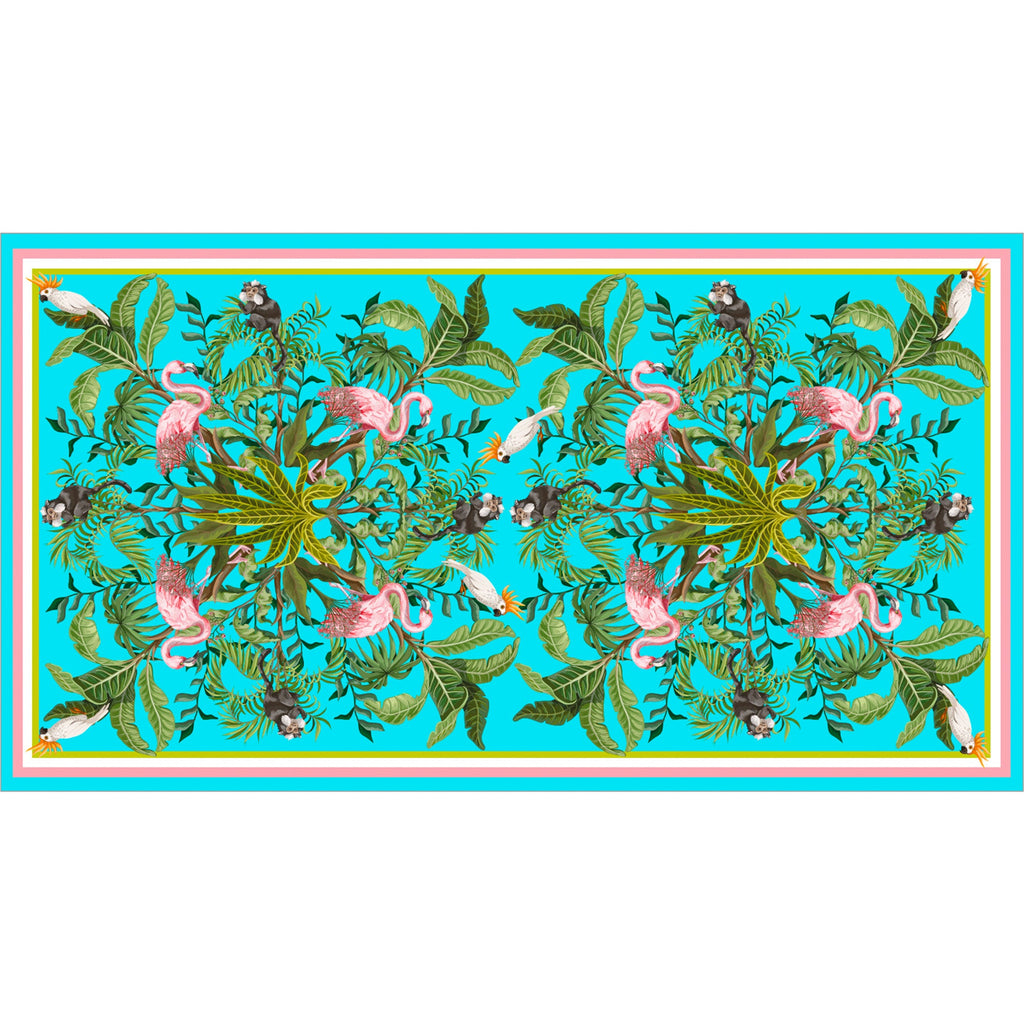 JUNGLE ANIMALS CASHMERE SCARF - CYNE