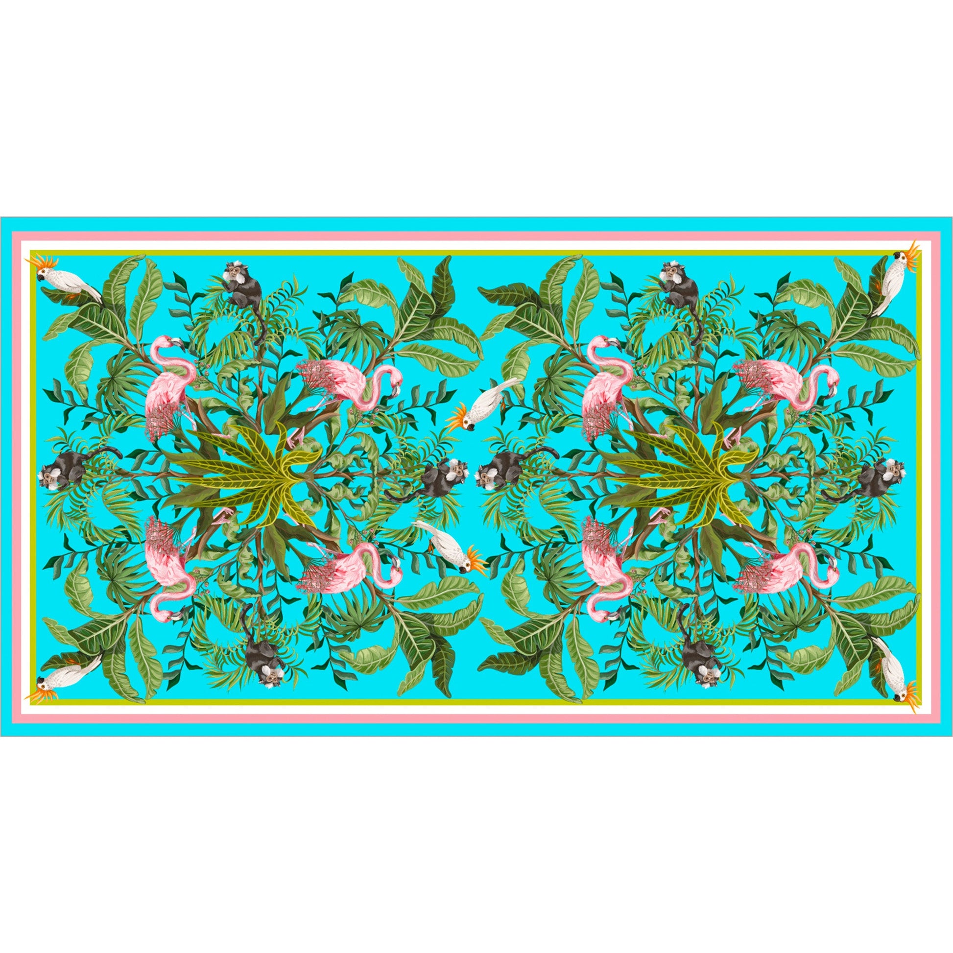 JUNGLE ANIMALS CASHMERE SCARF - CYNE