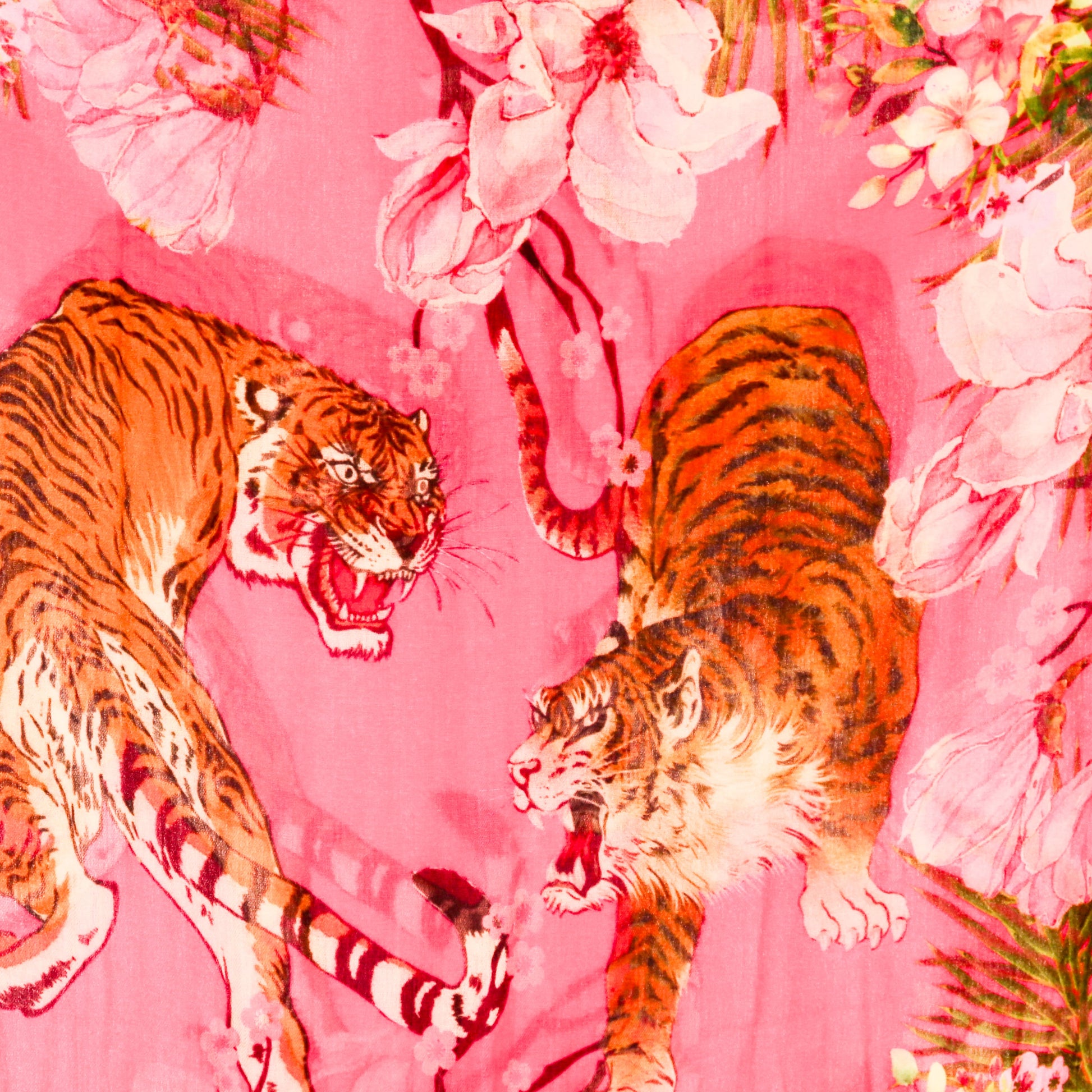 ROARING TIGER CASHMERE SCARF