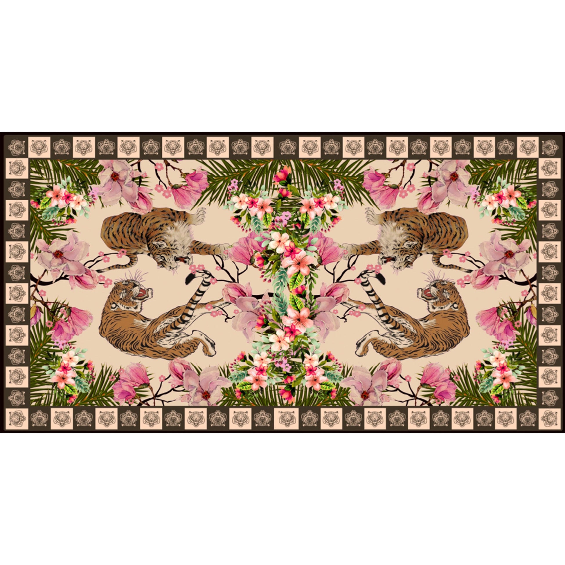 ROARING TIGER CASHMERE SCARF