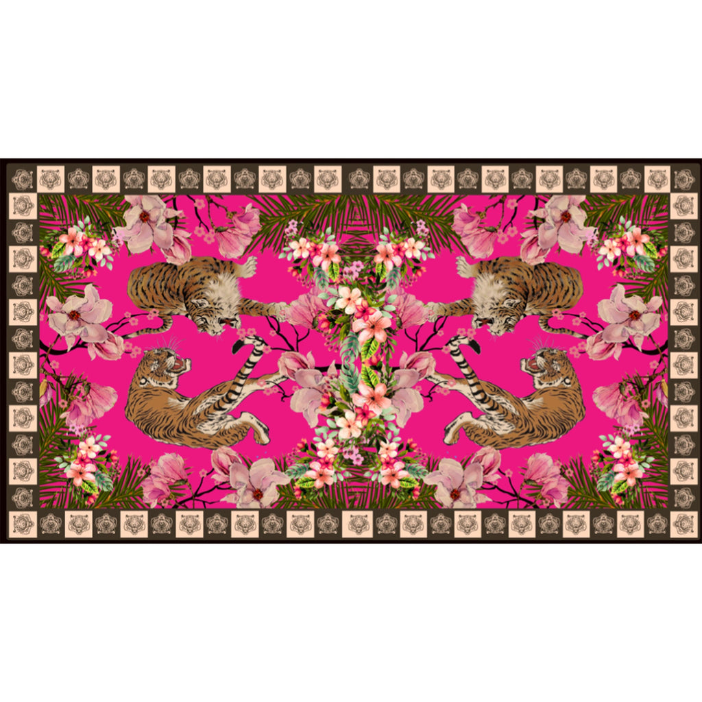 ROARING TIGER CASHMERE SCARF