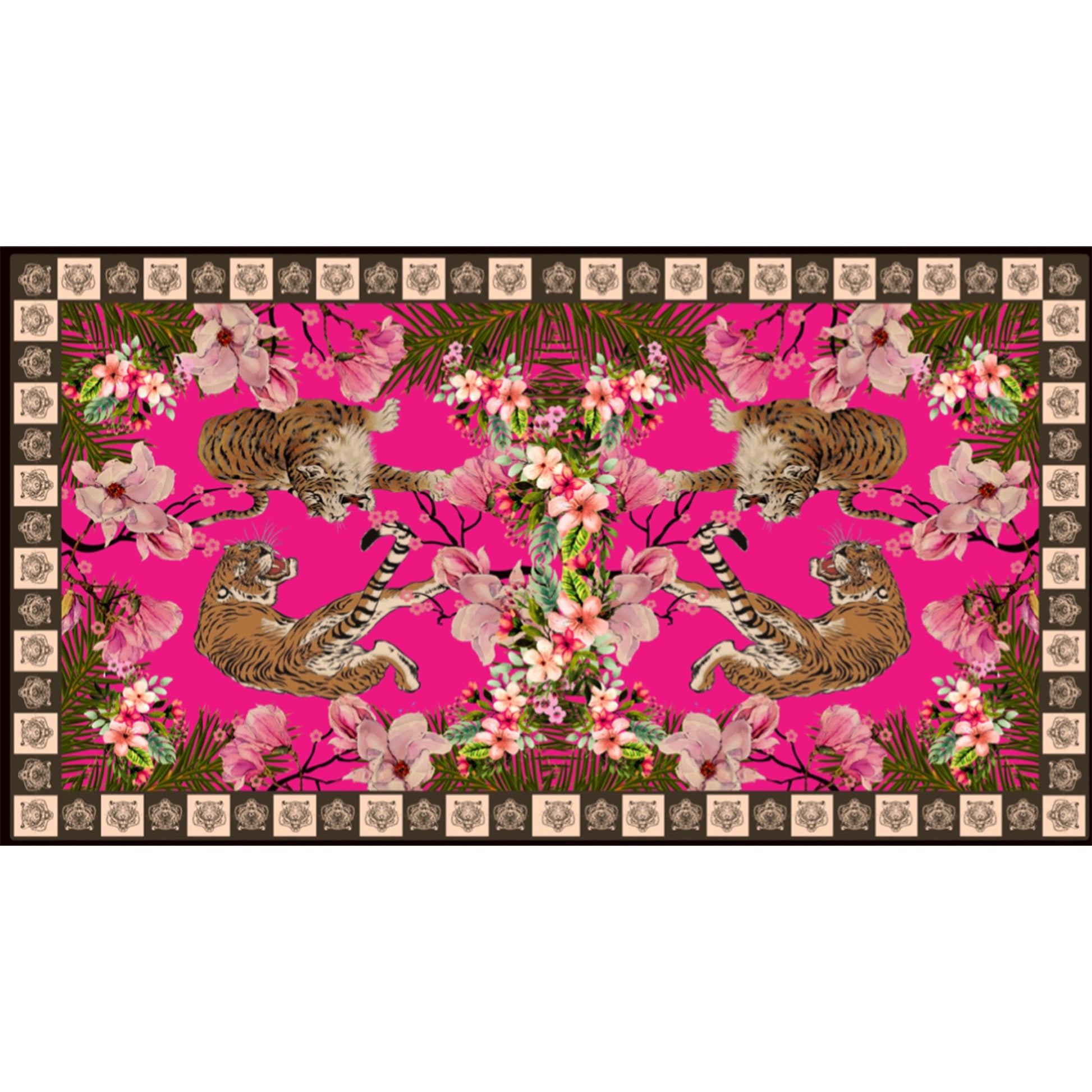 ROARING TIGER CASHMERE SCARF