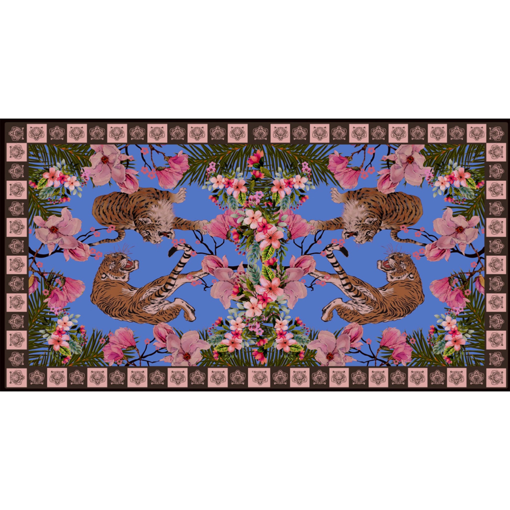 ROARING TIGER CASHMERE SCARF