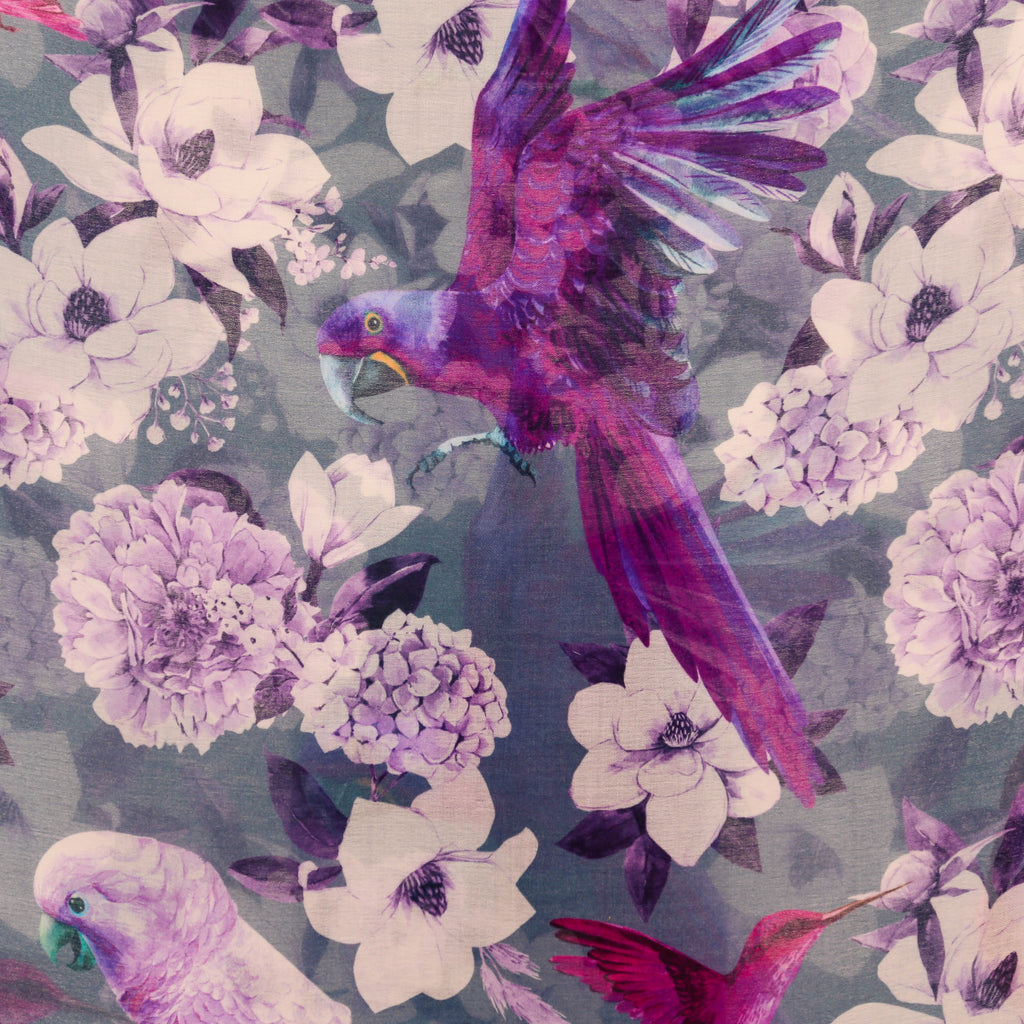 SUMMER BIRDS CASHMERE SCARF