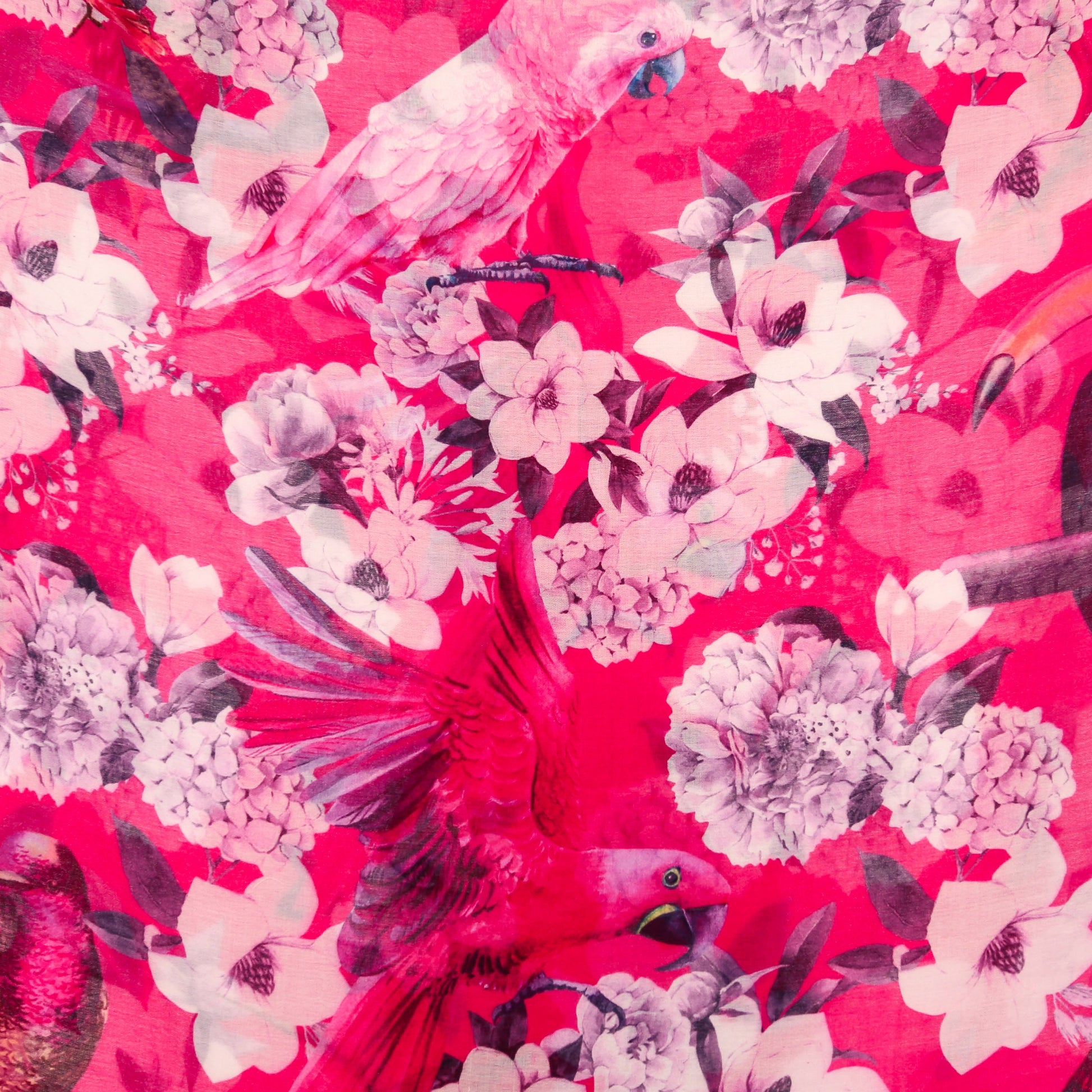 SUMMER BIRDS CASHMERE SCARF