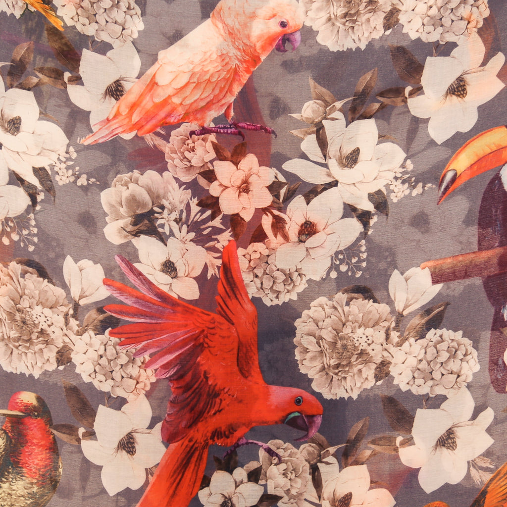 SUMMER BIRDS CASHMERE SCARF