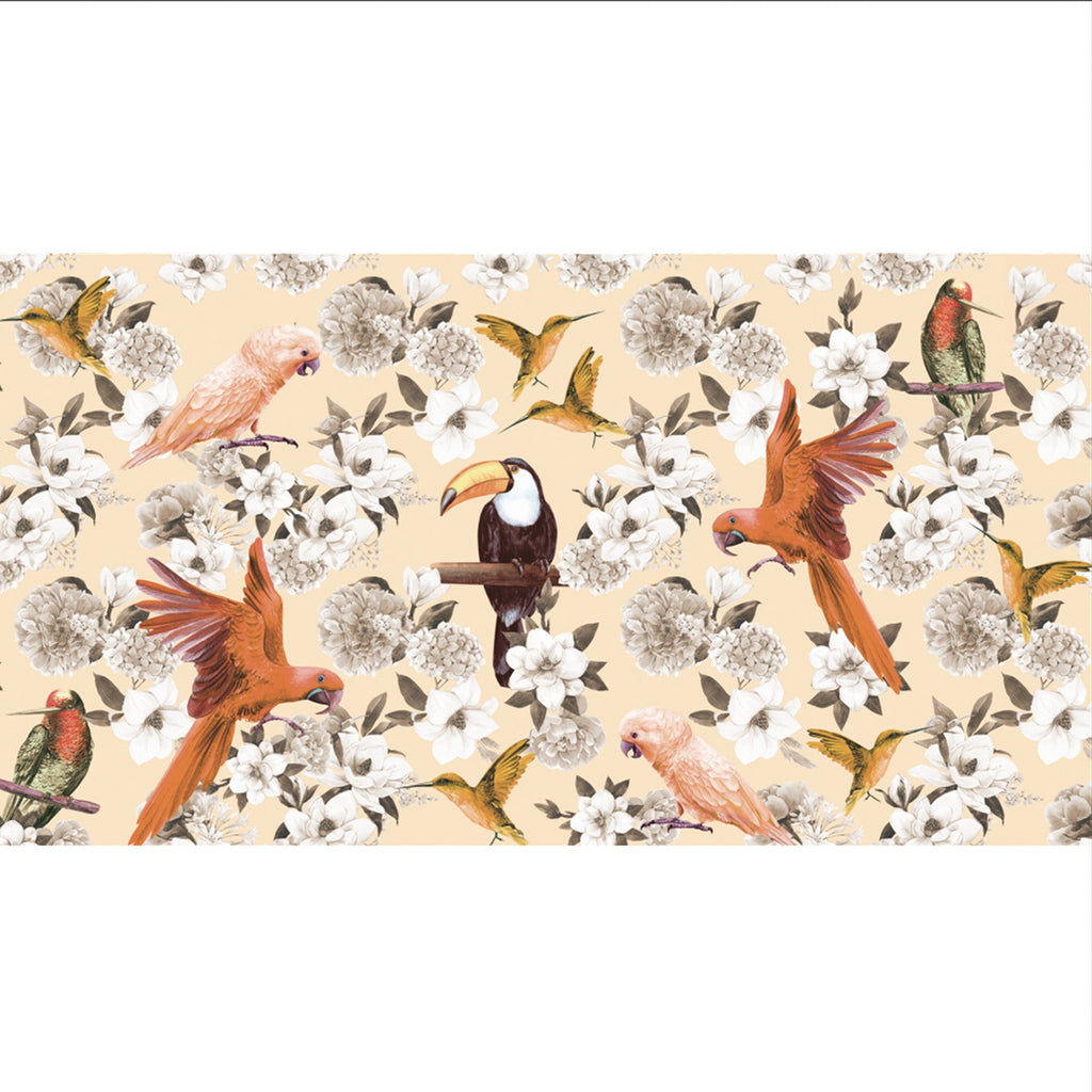 SUMMER BIRDS CASHMERE SCARF