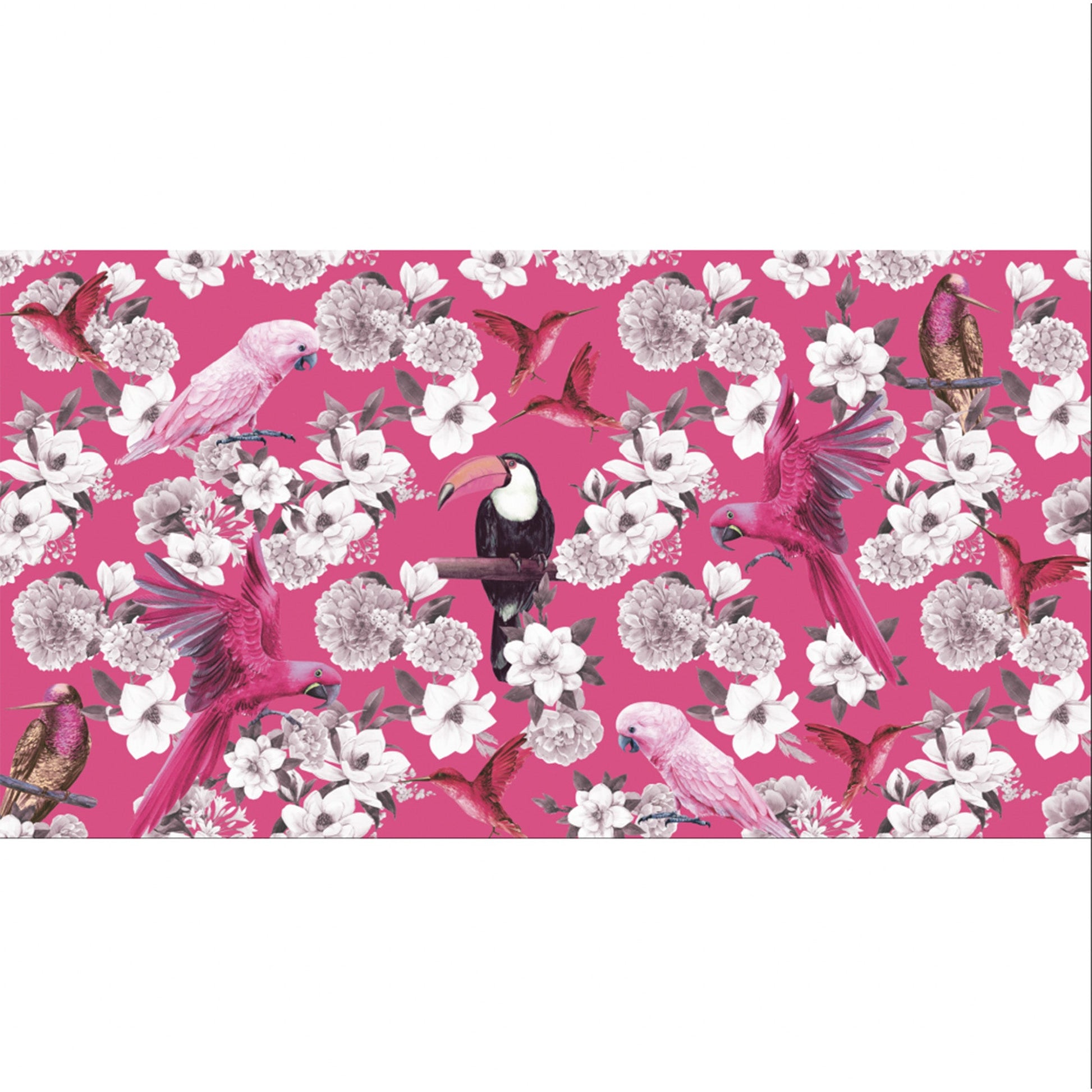 SUMMER BIRDS CASHMERE SCARF