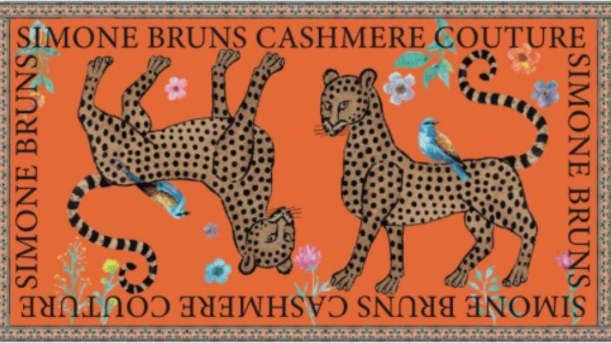 VENICE LEOPARD BEACH TOWEL