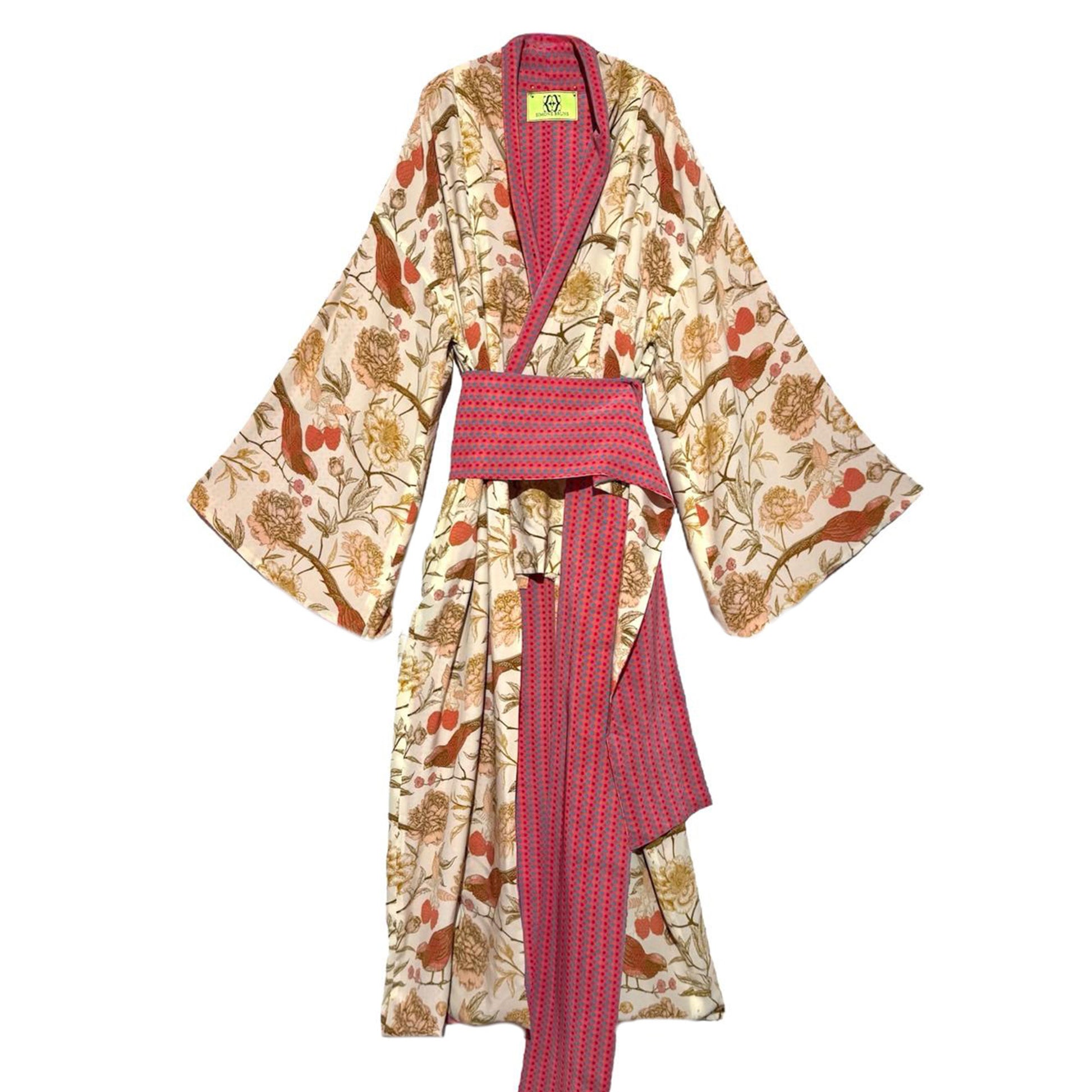 BIRD PARADISE KAMI KIMONO - DOUBLE SIDE