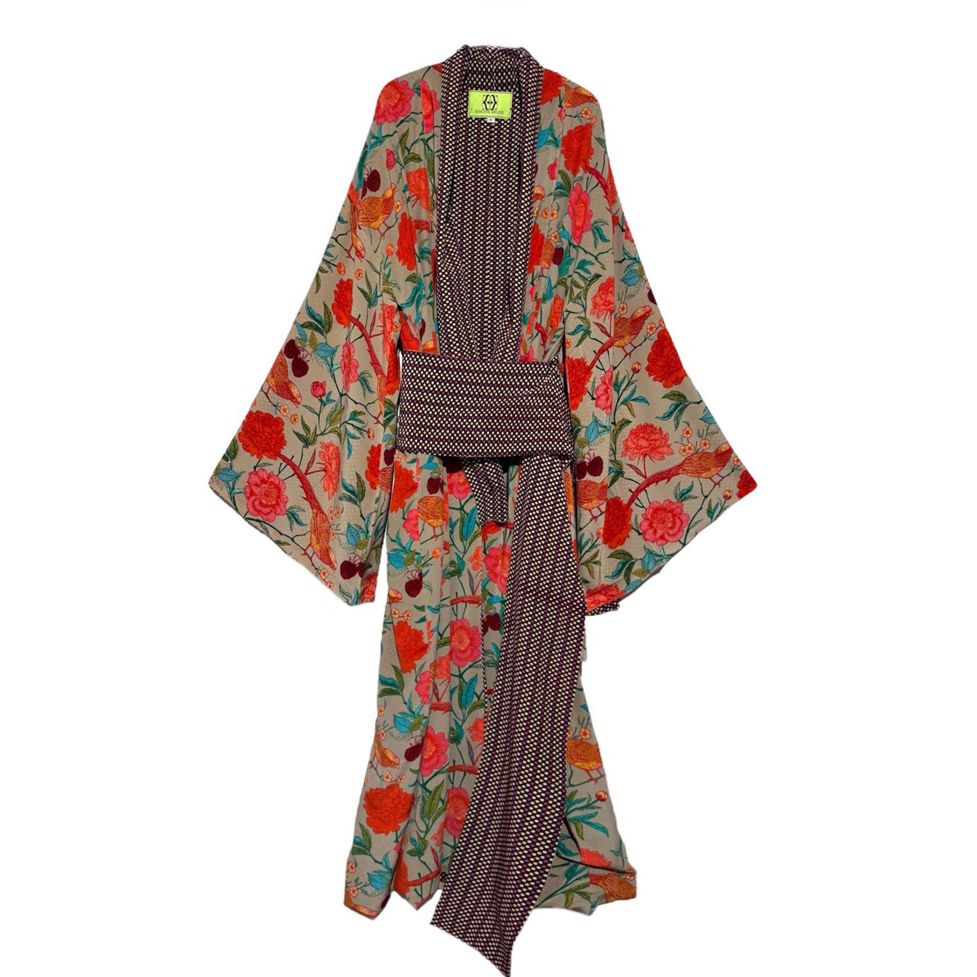 BIRD PARADISE KAMI KIMONO - DOUBLE SIDE