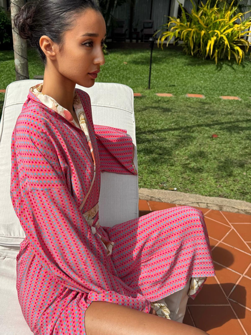 BIRD PARADISE KAMI KIMONO - DOUBLE SIDE