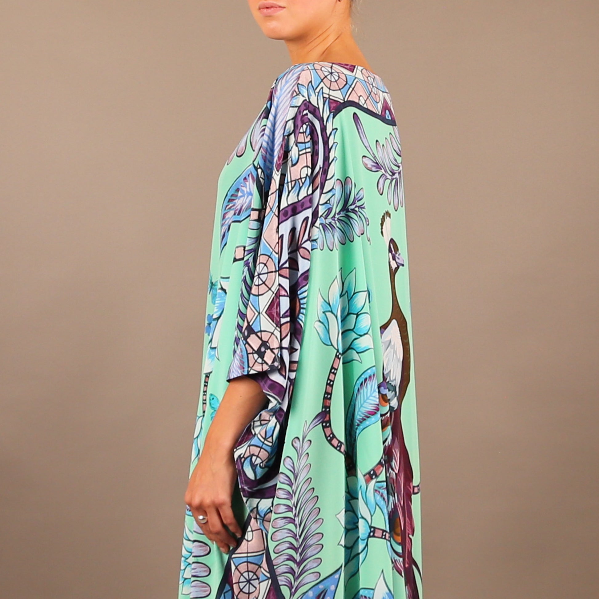 AZURE SILK TUNIC