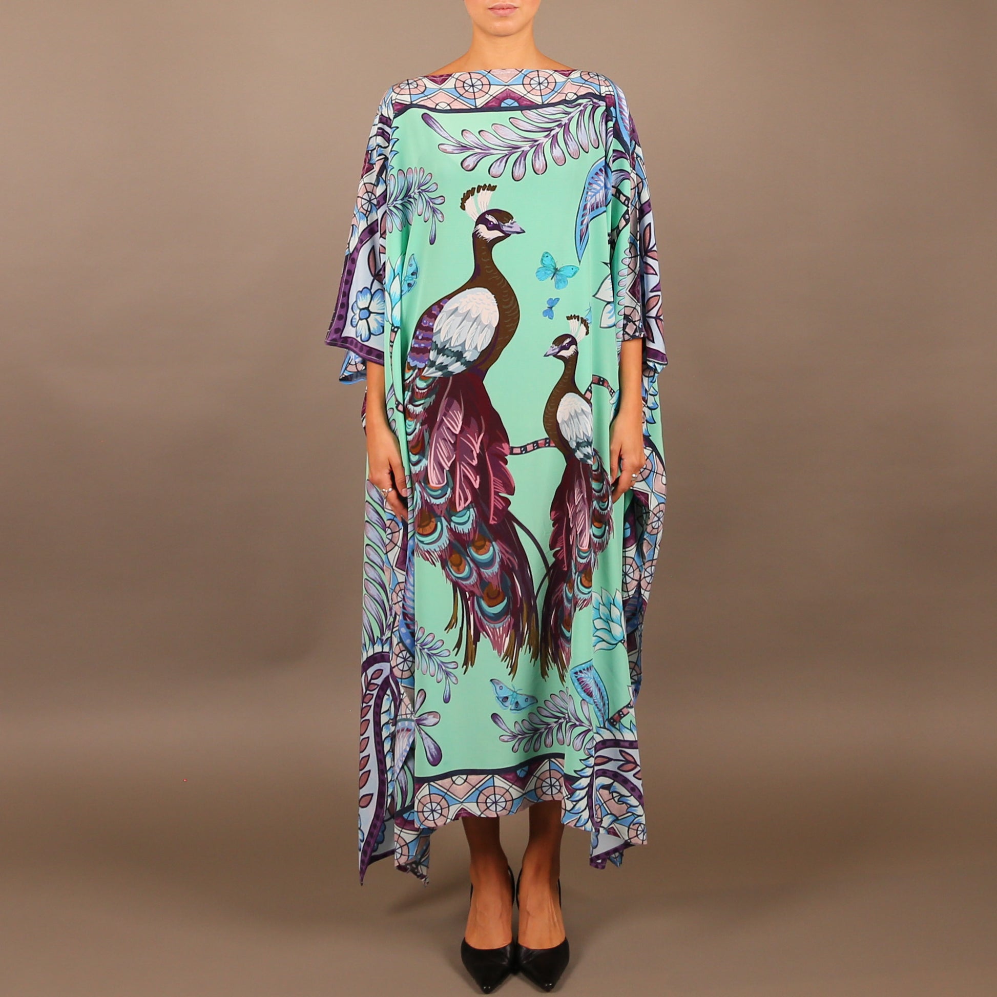 AZURE SILK TUNIC
