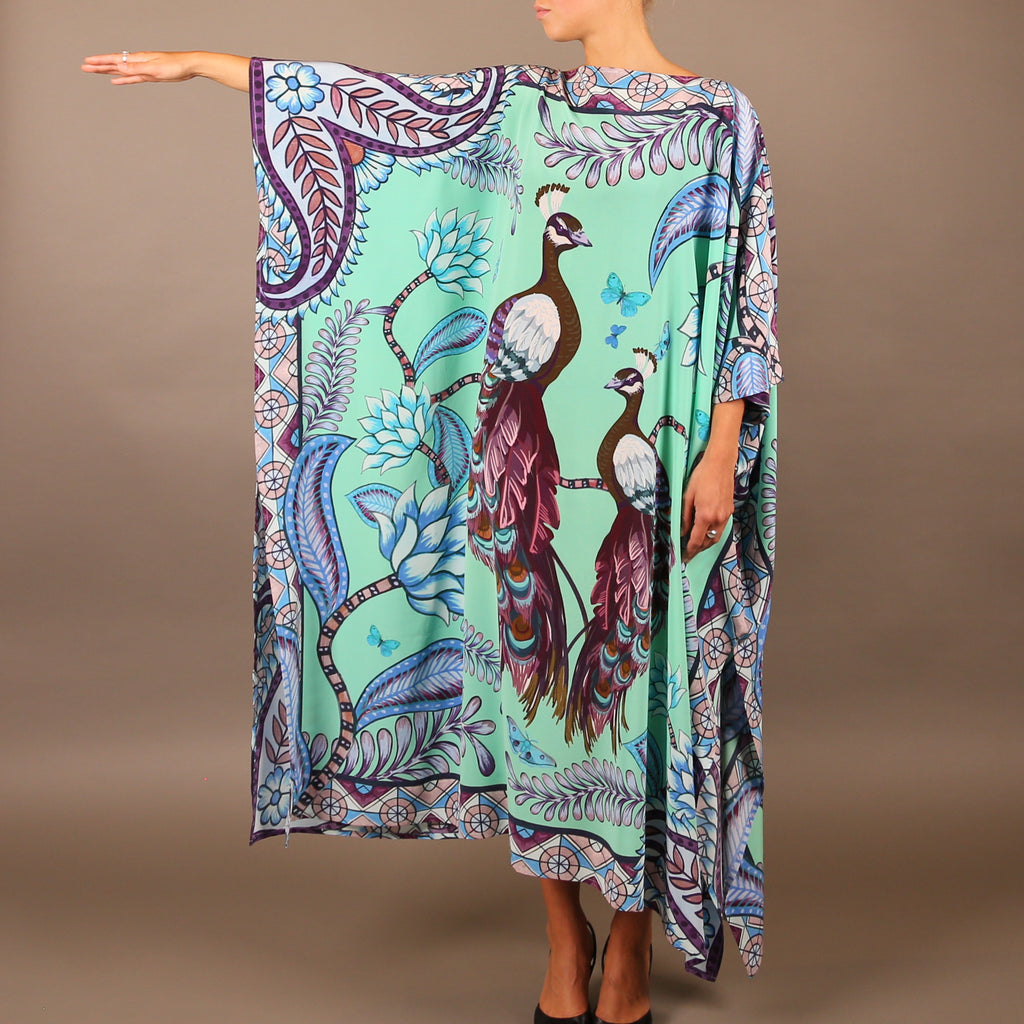 AZURE SILK TUNIC