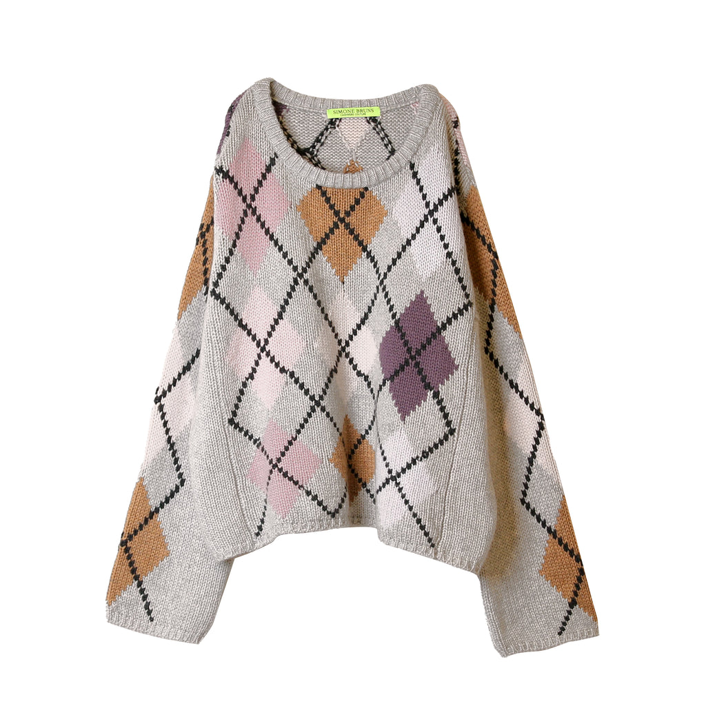 COOL ISCHGL EXTRA DIAMOND SWEATER - FOGGY/POWDER