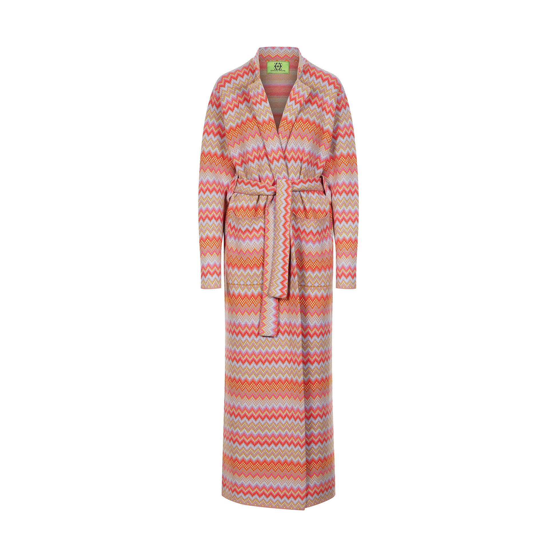 MAISON CARDIGAN - PINK/GREY