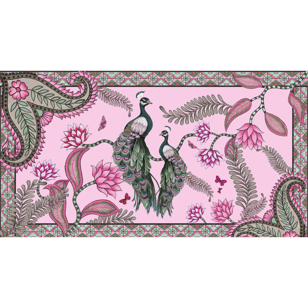 AZURE CASHMERE SCARF - ROSE